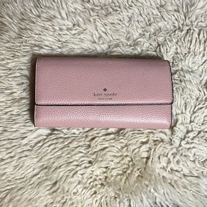 Ballet Pink Leather Authentic Kate Spade Wallet